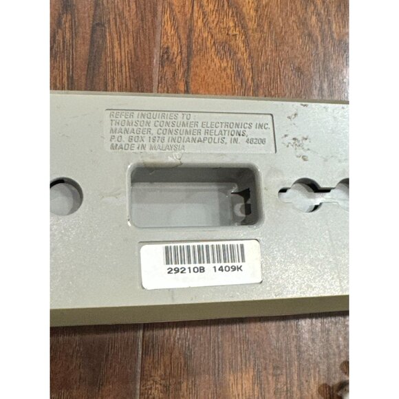 VTG GE Landline Push-Button Corded Telephone Beige Model 29210B UNTESTED MCM - Picture 3 of 7